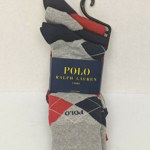 Polo Ralph Lauren Mens Dress Argyle Socks